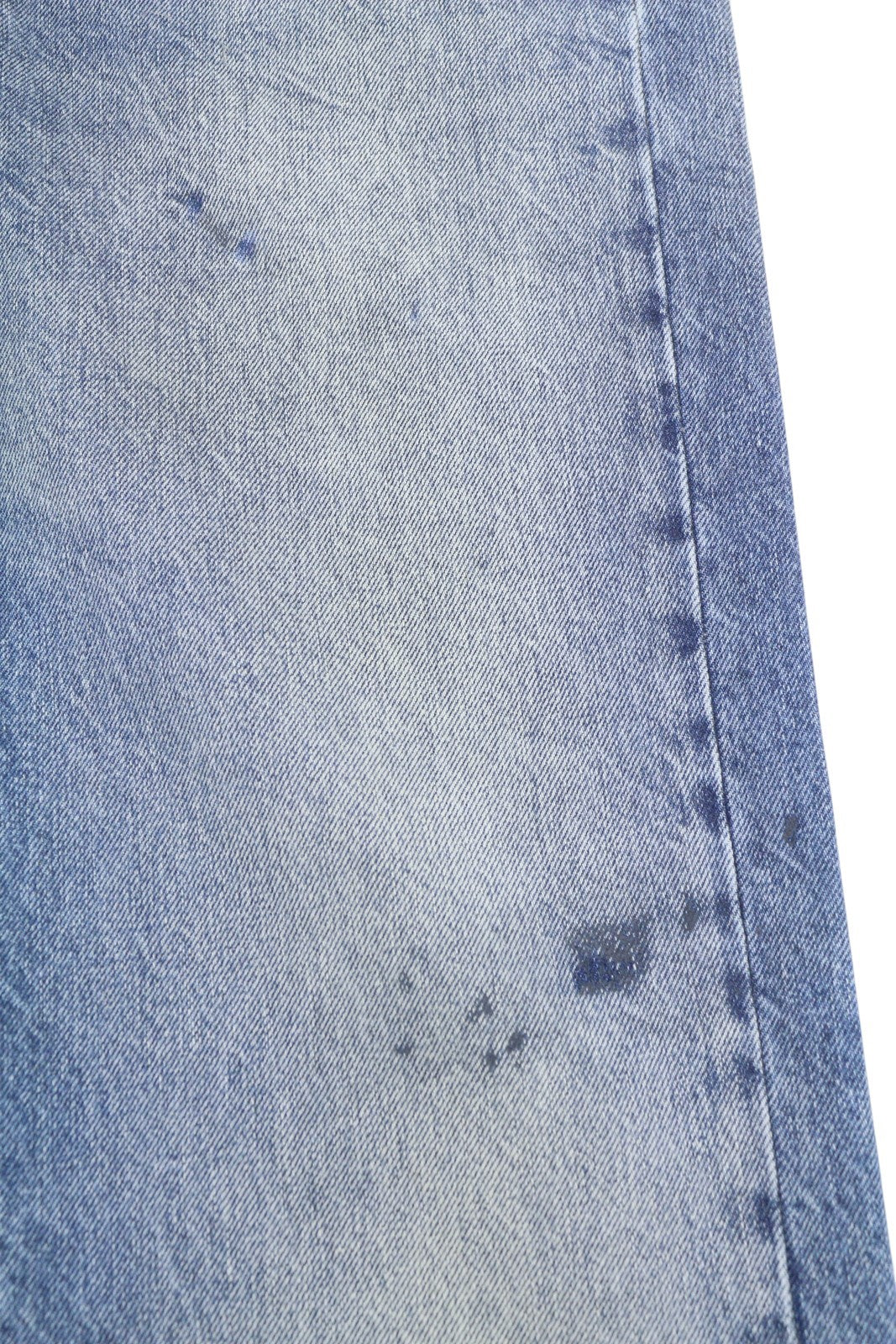 R13 Boyfriend moteriški džinsai 26 Jasper Straight Fit ūsai iki kulkšnies mėlyni PF25 