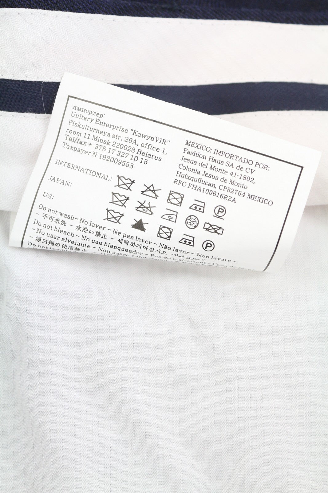 SUITSUPPLY Brescia vyriškos kelnės ~W33 tamsiai mėlynos lininės su atlenkimu, siaurėjančiu kirpimu, plokščiapadžiai 