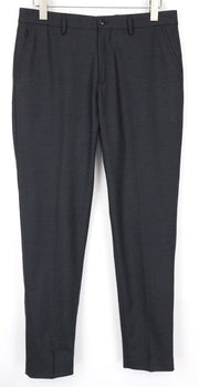 SCOTCH &amp; SODA vyriškos kelnės 50 tamsiai pilkos, plonos, plokščia priekine dalimi, klasikinės chino stiliaus, su užtrauktuku 