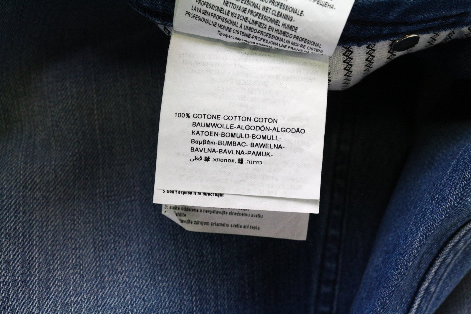 REPLAY Grover vyriški džinsai W30/L34 šviesiai mėlyni, tiesūs, netempiami, su sagomis 