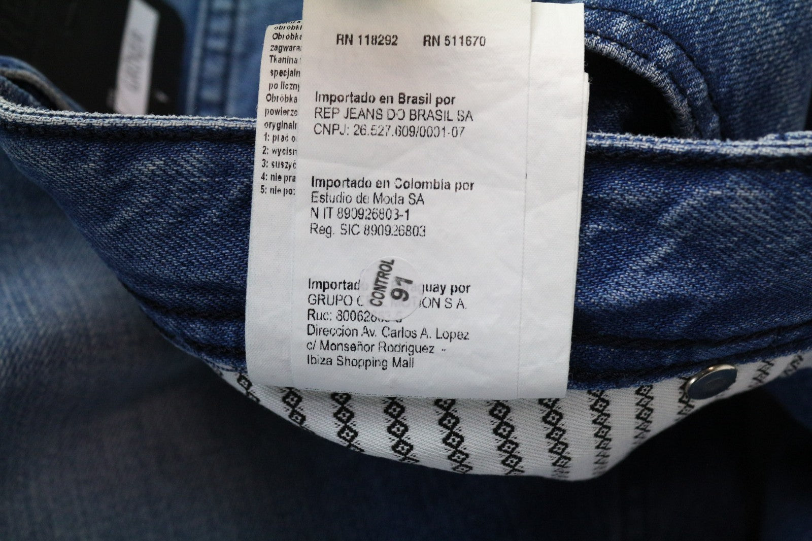 REPLAY Grover vyriški džinsai W30/L34 šviesiai mėlyni, tiesūs, netempiami, su sagomis 