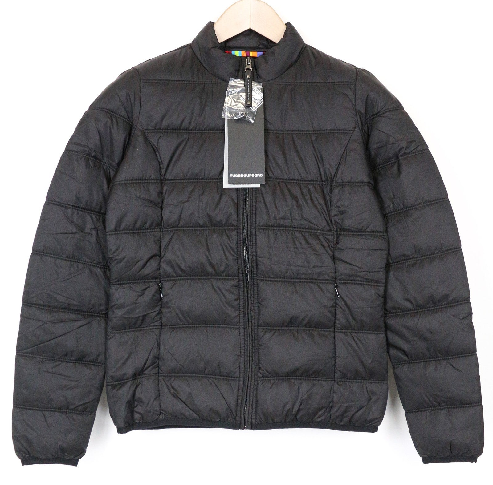 TUCANO URBANO moteriška striukė su žemu Dan slėgiu, IT38, juoda, su termoizoliacija ir vandeniui atsparia danga 