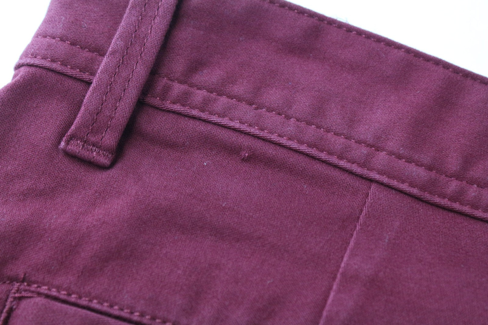 REPLAY Tom vyriškos kelnės W34/L30 raudonos tamprios chino kelnės su tiesia klešne, klasikinio stiliaus užtrauktuku 