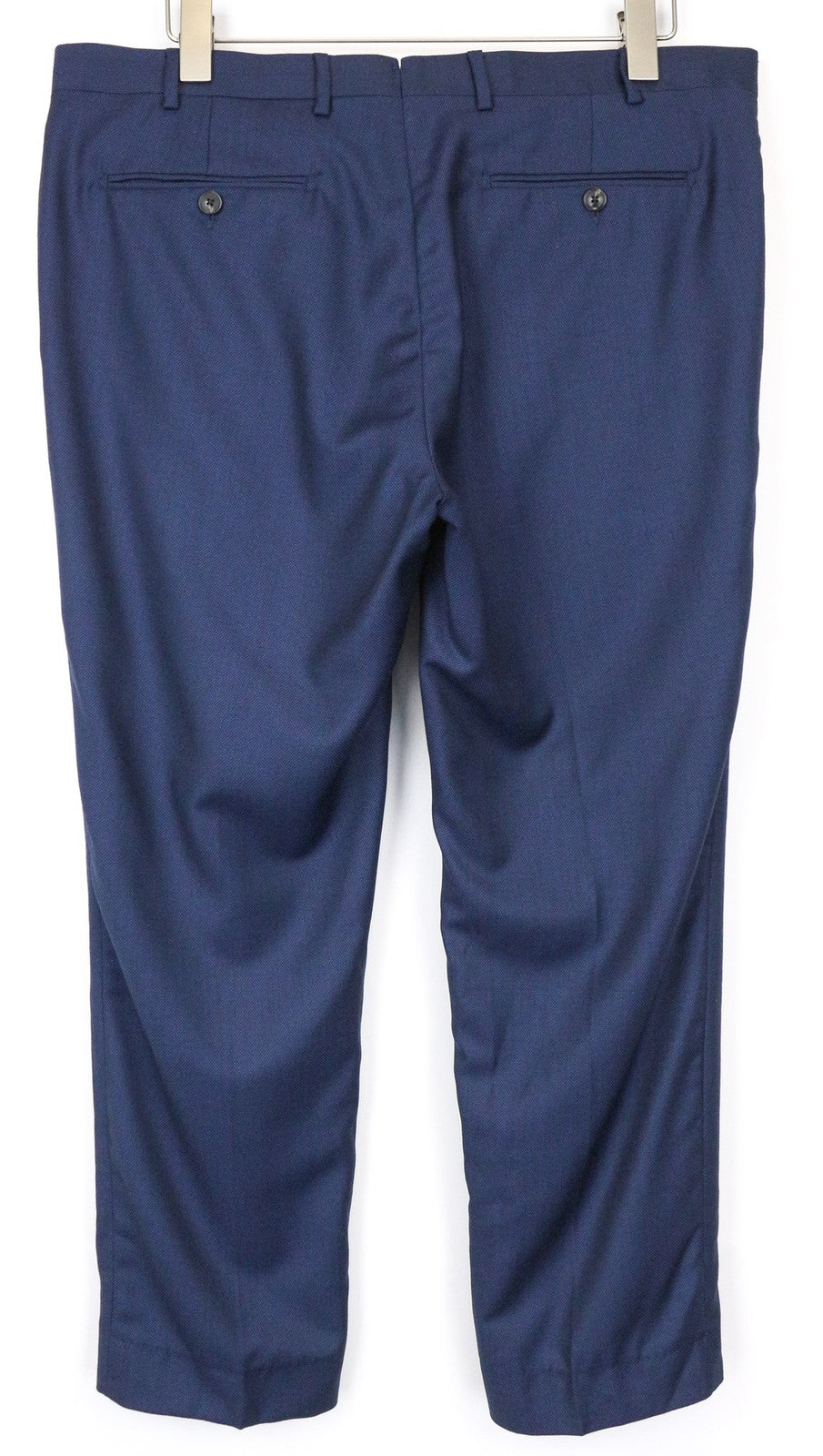 SUITSUPPLY Brescia vyriškos kelnės, UK38S, mėlynos, grynos vilnos, su klostėmis priekyje, pamušalu 