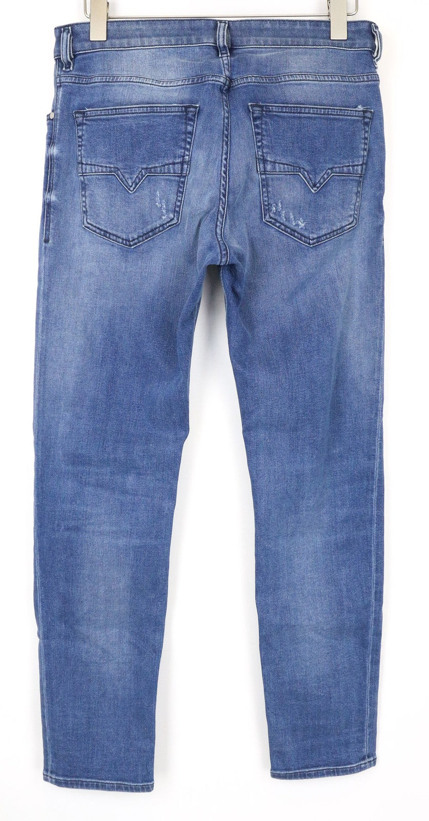 DIESEL Jifer 084NV Men Jeans W31/L34 Slim Tapered Wash Blue Cotton Stretch