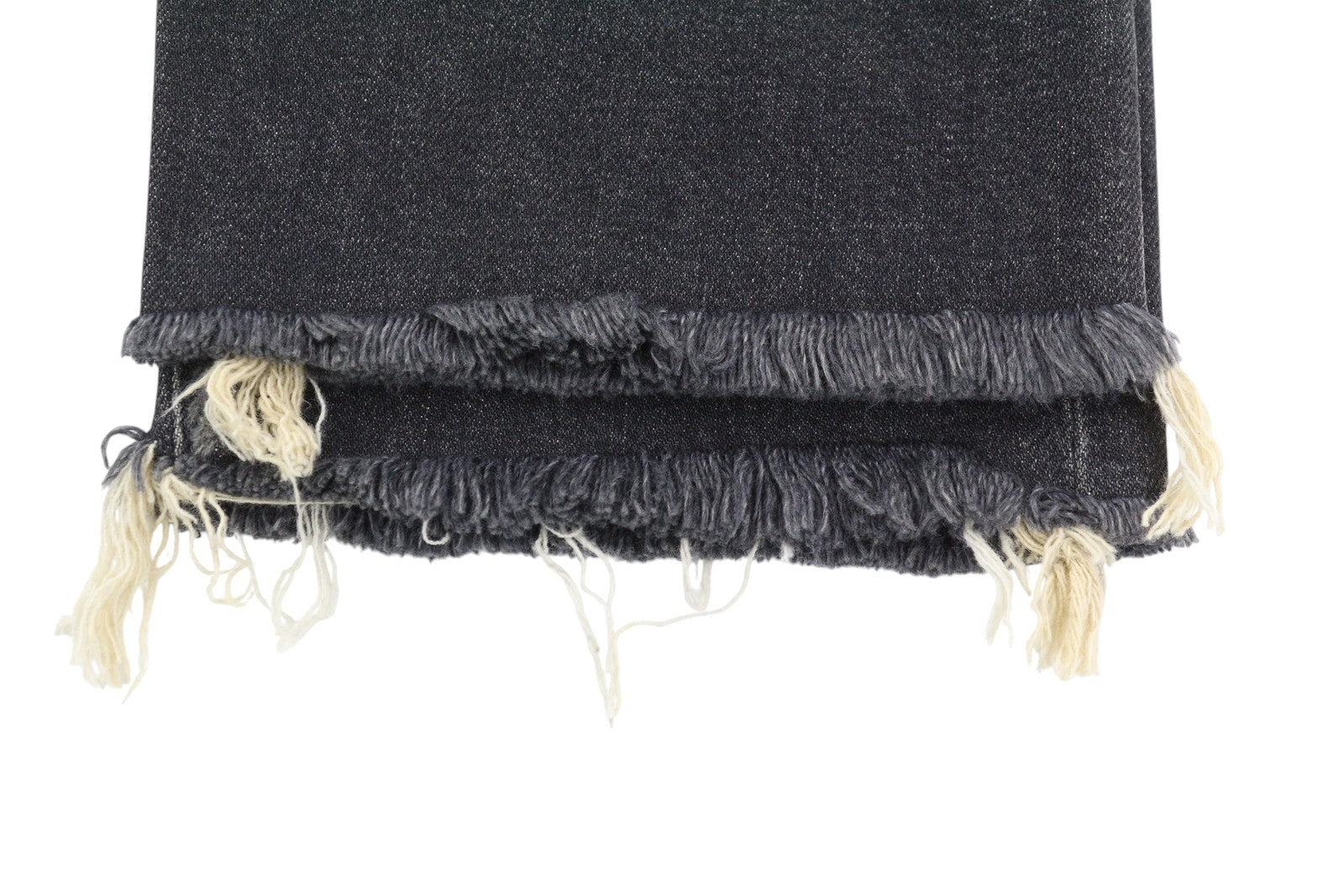 R13 Boyfriend moteriški džinsai, 28 dydžio, Abbey Black, išblukusios, plėšytos, tiesaus kirpimo, FW25 