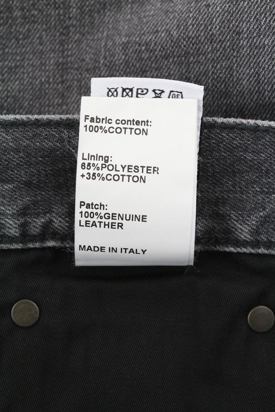 R13 Boyfriend moteriški džinsai 31 Wilson juodi ūsai su išblukusiu džinsu, trumpinti užtrauktuku PS25 