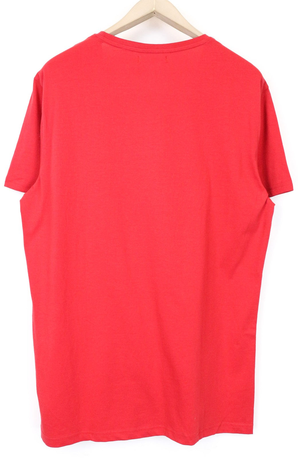 GAUDI JEANS Men's T-Shirt XL Red Cotton Logo Pullover Short Sleeve Casual