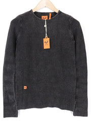 GOOD GENES moteriškas džemperis XS dydžio, juodas, skalbtos medvilnės ilgomis rankovėmis, briaunotas raštas 