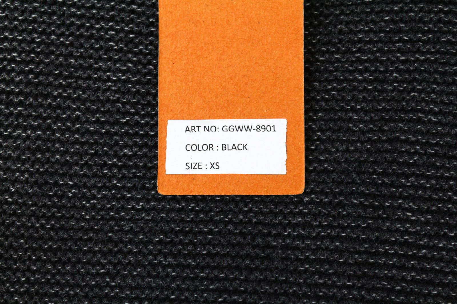 GOOD GENES moteriškas džemperis XS dydžio, juodas, skalbtos medvilnės ilgomis rankovėmis, briaunotas raštas 