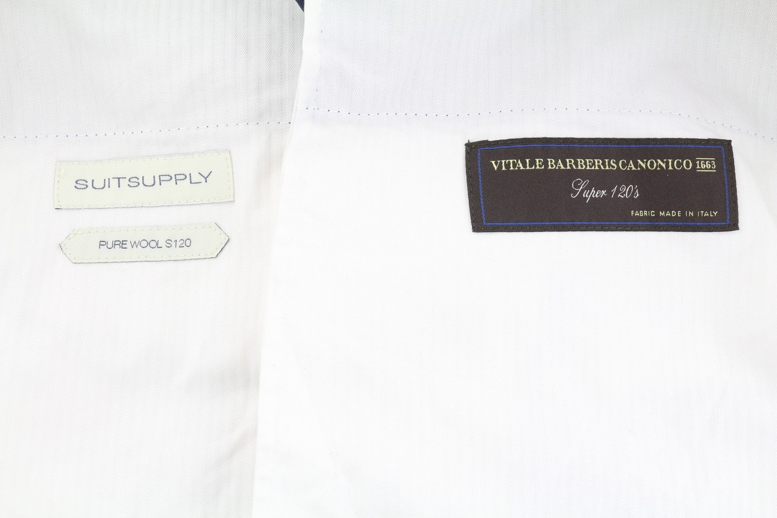 SUITSUPPLY Soho vyriškos kelnės su atlenkiamomis langais, UK32R, mėlynos, grynos vilnos, S120, siaurėjantis kirpimas, užtrauktukas 