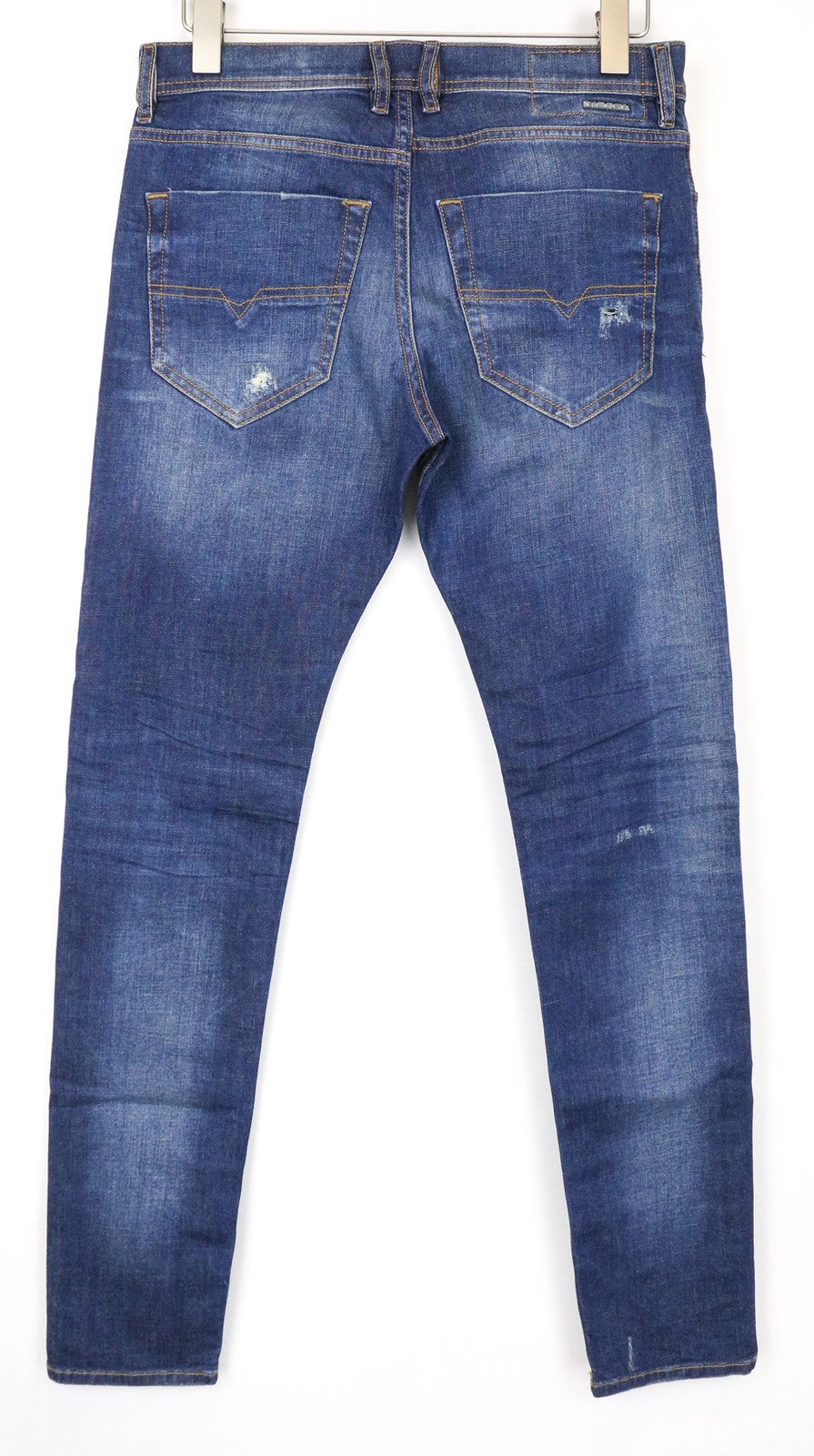 DIESEL Tepphar 084TX Men's Jeans W28/L32 Blue Cotton Carrot Slim Stretch