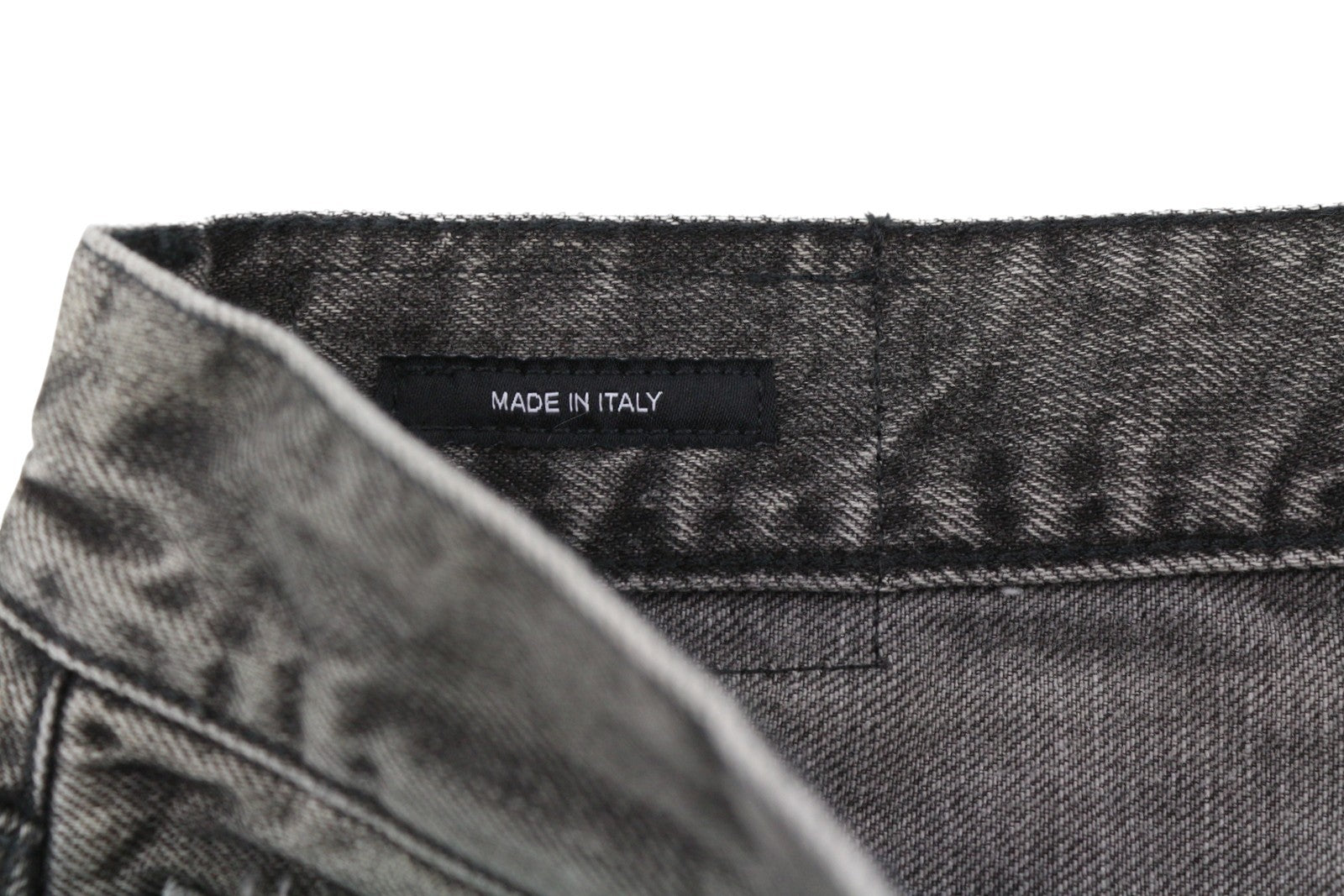 R13 X-BF moteriški džinsai 25 Polaris juodi ūsai išblukę trumpi džinsai iki kulkšnių PS25 