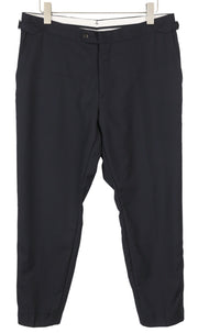 „SUITSUPPLY Soho SA“ vyriškos kelnės, UK44S, tamsiai mėlynos, vilnonės, siaurėjančios, oficialios, su užtrauktuku. 