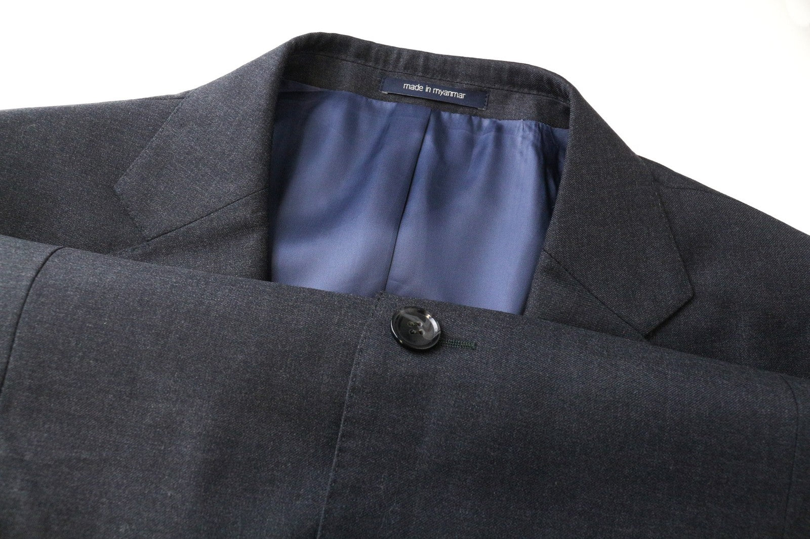 „SUITSUPPLY Napoli“ vyriškas švarkas „UK46R“ pilkas vilnonis „Super 110's“ klasikinis oficialios suknelės modelis 
