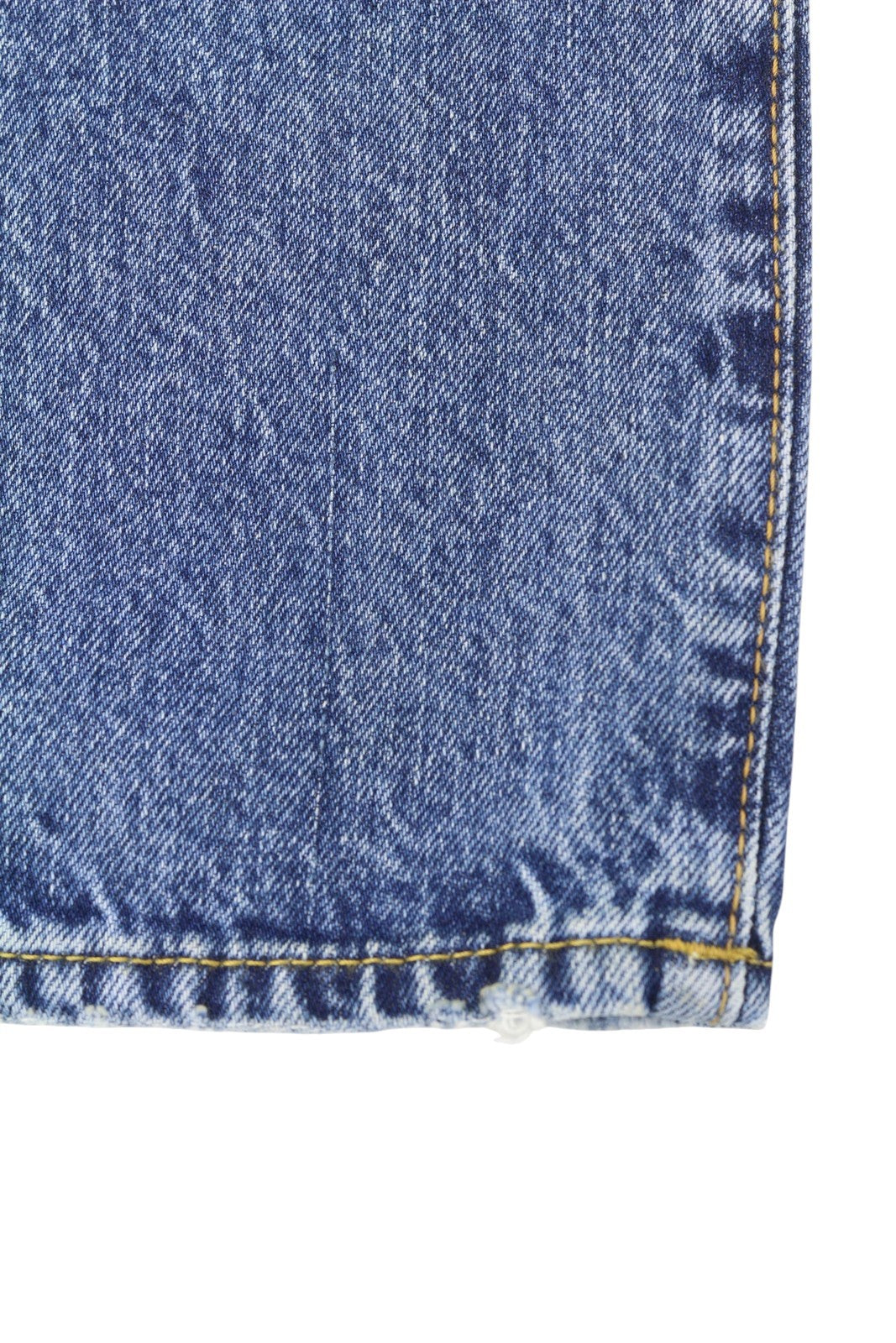 R13 Boyfriend moteriški džinsai 27 Jasper Whiskers išblukęs trumpintas užtrauktukas mėlynas džinsinis PF25 