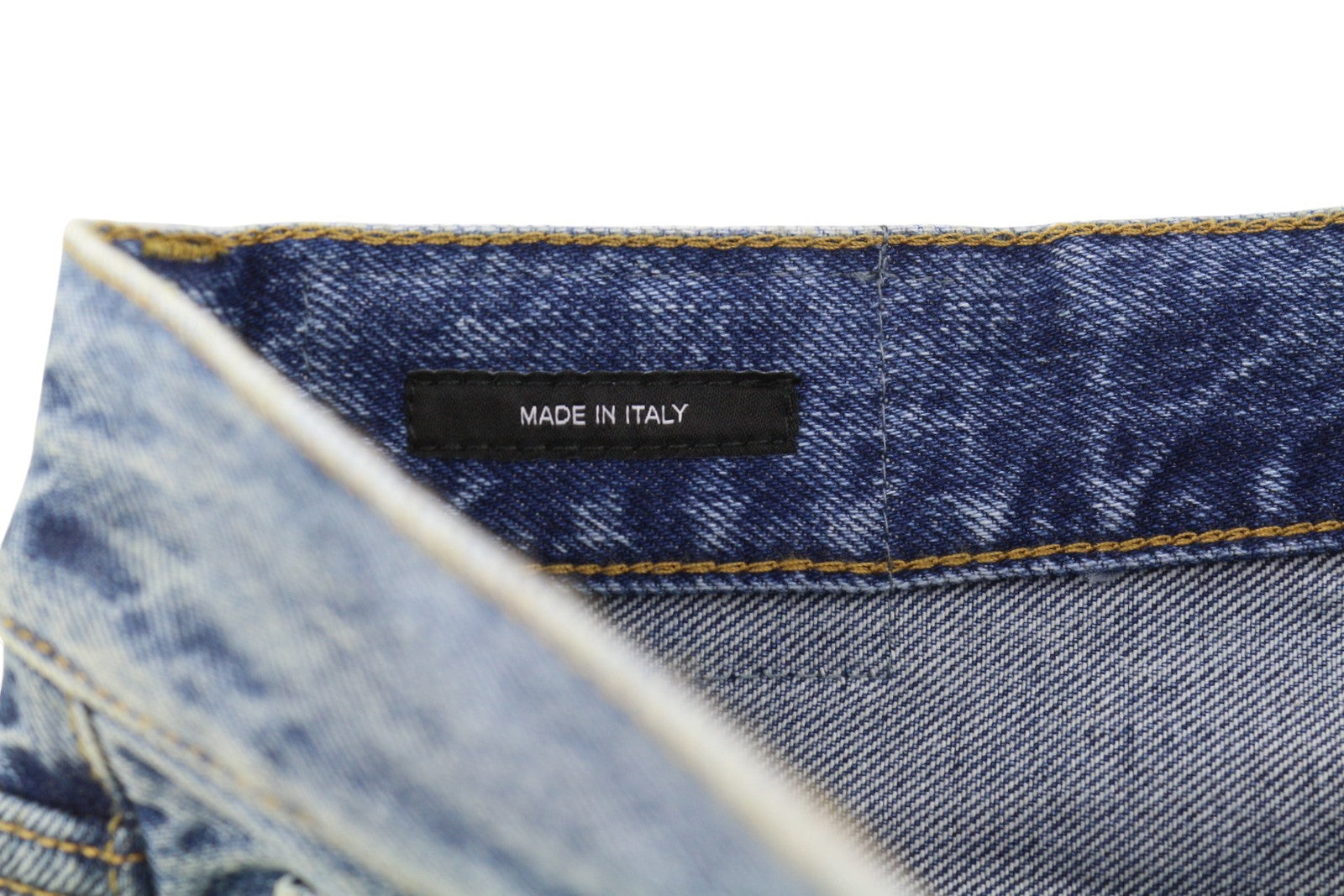 R13 Boyfriend moteriški džinsai 23 Jasper Whiskers išblukęs trumpintas užtrauktukas mėlynas džinsinis PF25 