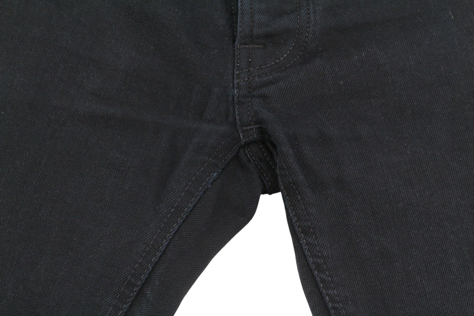 NUDIE JEANS Tilted Tor vyriški džinsai W30/L32 Dry Ever Black Organic Skinny Buttons 