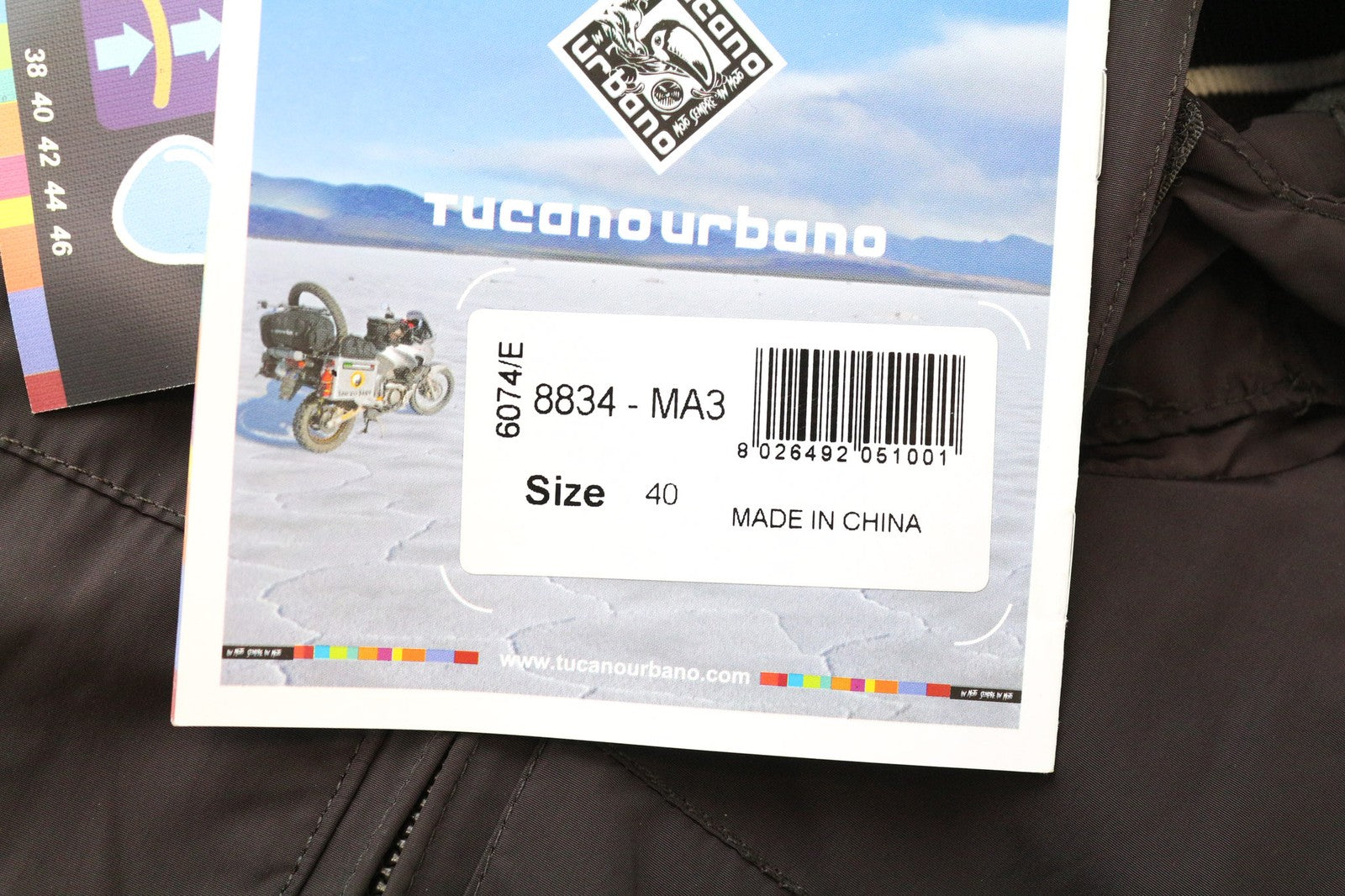 TUCANO URBANO WSP moteriška striukė su gobtuvu, ruda, IT40, kvėpuojanti, lietpaltis 