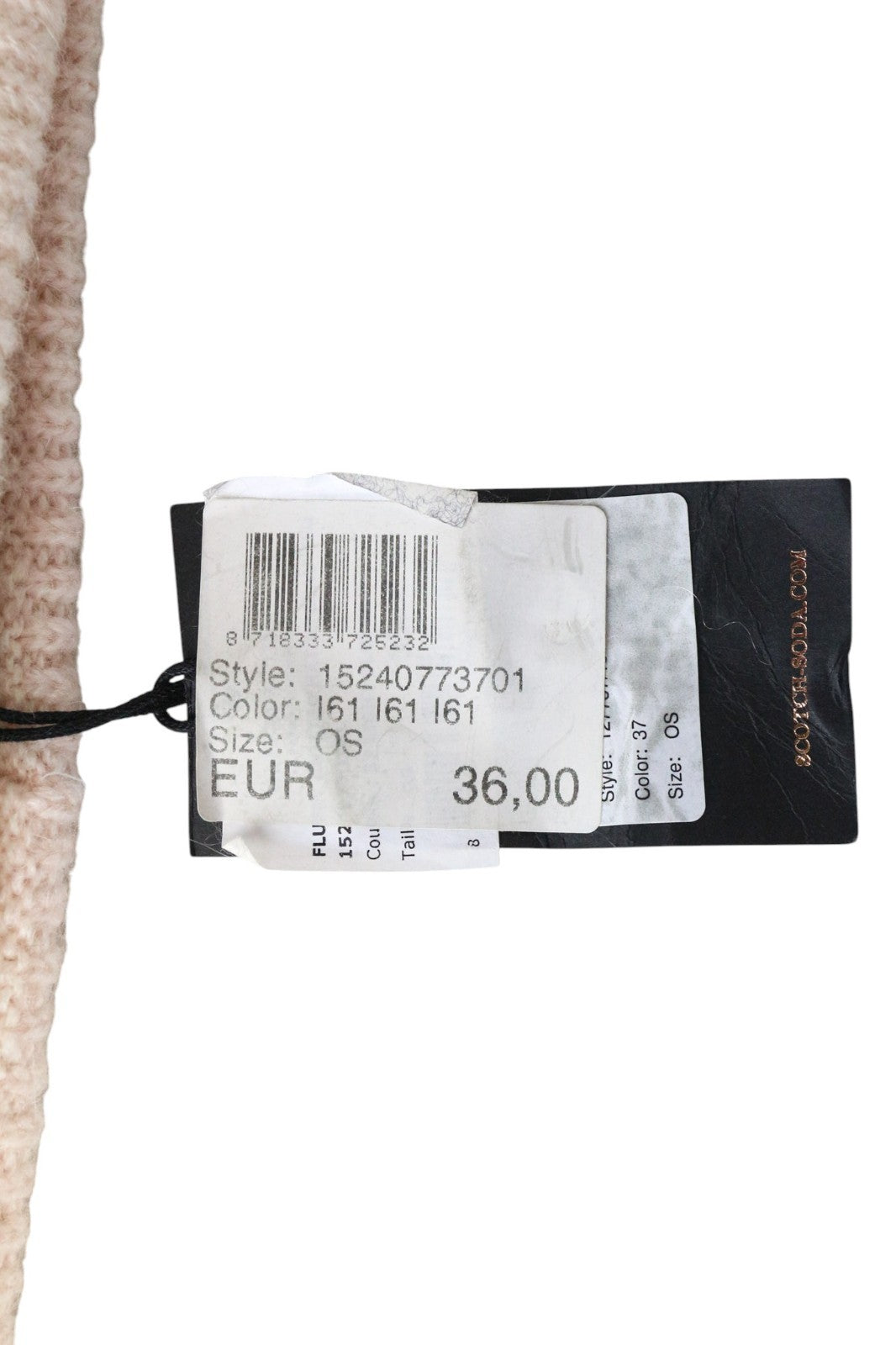 MAISON SCOTCH moteriška kepurė OS rožinė moheros vilnos mišinio megzta kepurė-kepuraitė 