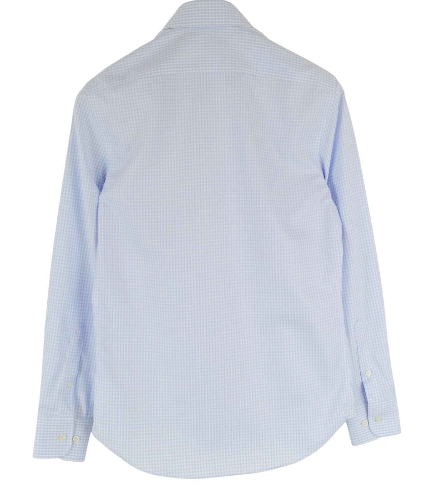 „SUITSUPPLY Traveller“ vyriški formalūs marškiniai, 35 cm, ploni, languoti, medvilniniai, su sagomis užsegami marškiniai 