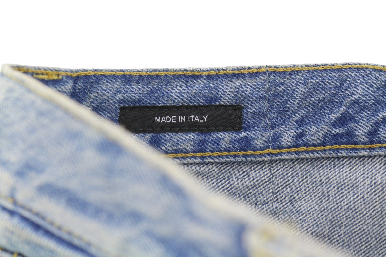 R13 Charlotte moteriški džinsai 25 Merrin mėlyni aukšta juostele, platėjančiomis klešnėmis, blukintos PF25 RRP795 