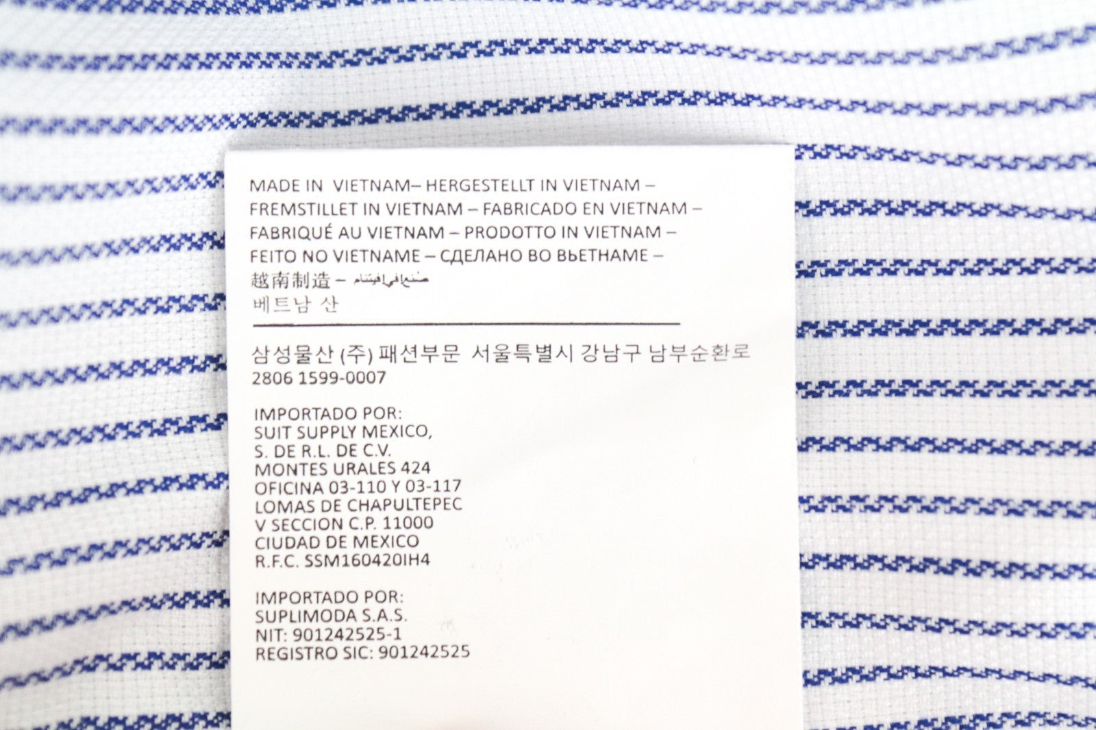 SUITSUPPLY vyriški oficialūs marškinėliai, 38 dydis, balti, ploni, grynos medvilnės, ilgomis rankovėmis, dryžuoti 