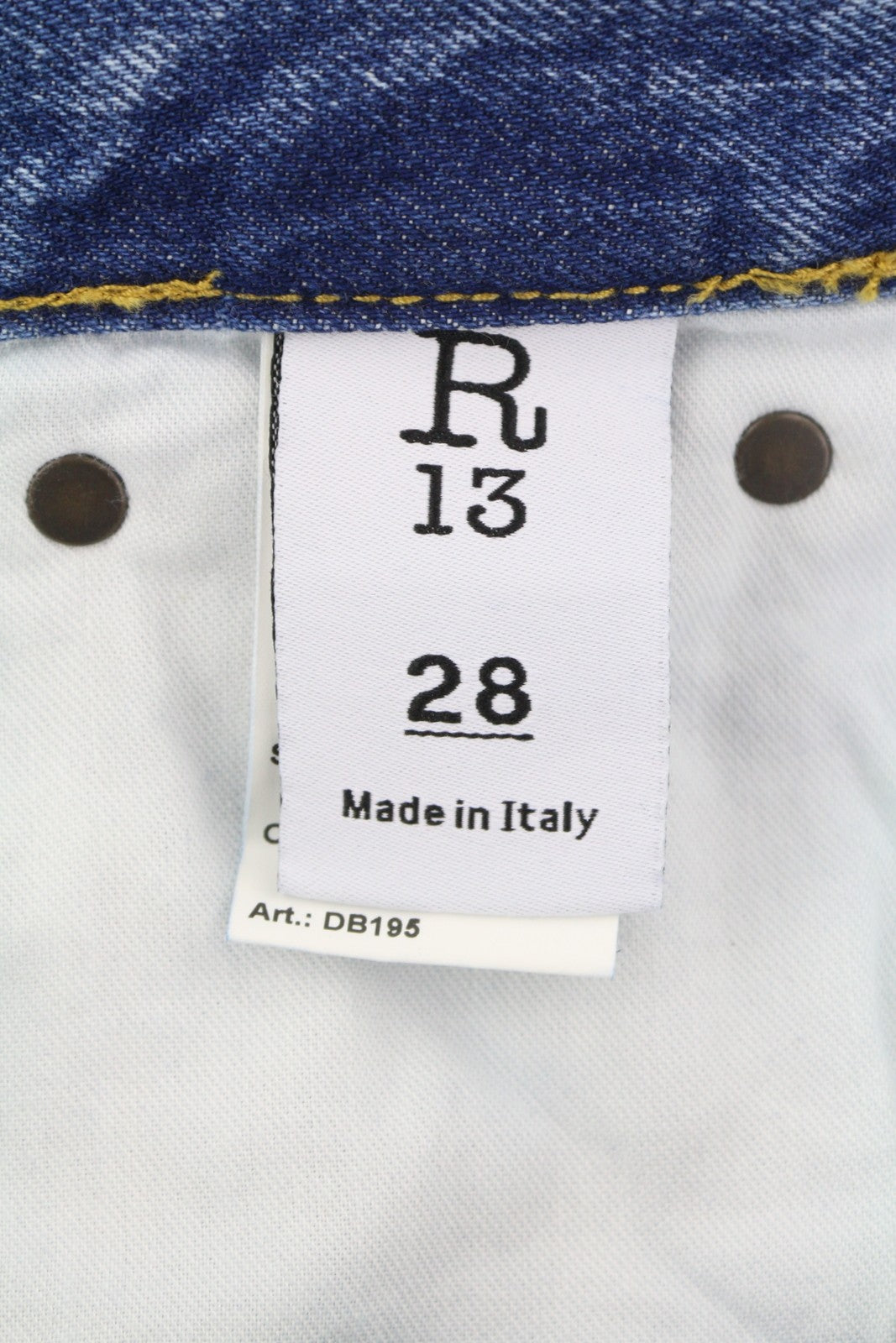 R13 Boyfriend moteriški džinsai 28 Bain W Rips Distressed Cropped Faded PS25 RRP599 