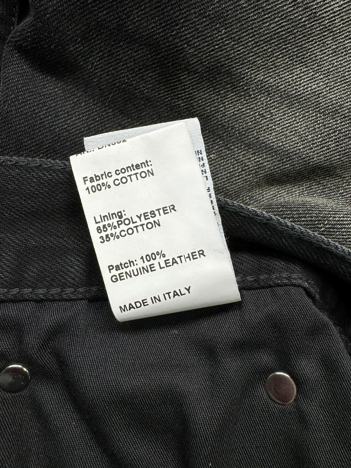 R13 Cuffed X-BF moteriški džinsai su rankogaliais, 30 Phantom Selvedge, juodi, riboto leidimo, išblukę, FW25 