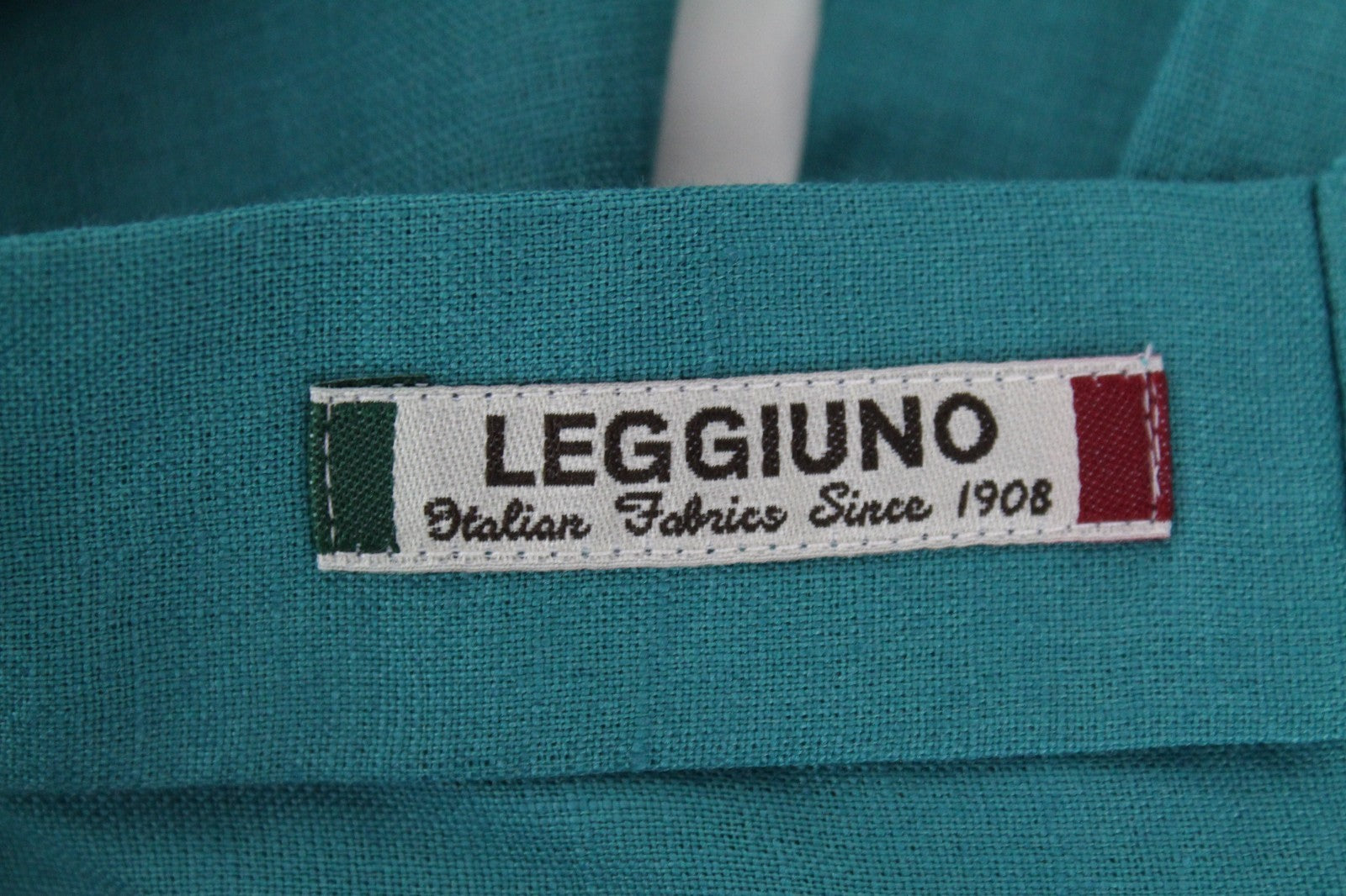 SUITSUPPLY vyriški oficialūs marškinėliai 35/36/13.5/14 žalios lininės plonos ilgos rankovės 