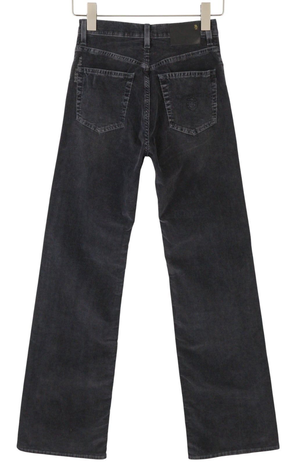 R13 Jane moteriškos kelnės 25 Obsidian tamprios virvelės plataus kirpimo, užtrauktuku, FW25 RRP699 