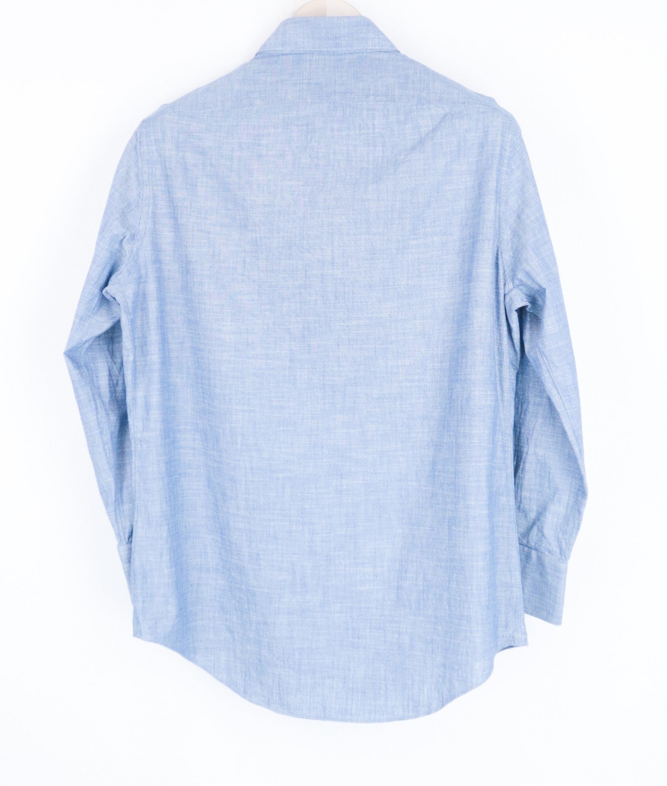 SUITSUPPLY vyriški oficialūs marškiniai ~S, prigludę, mėlyni, grynos medvilnės, sagomis užsegami, ilgomis rankovėmis 