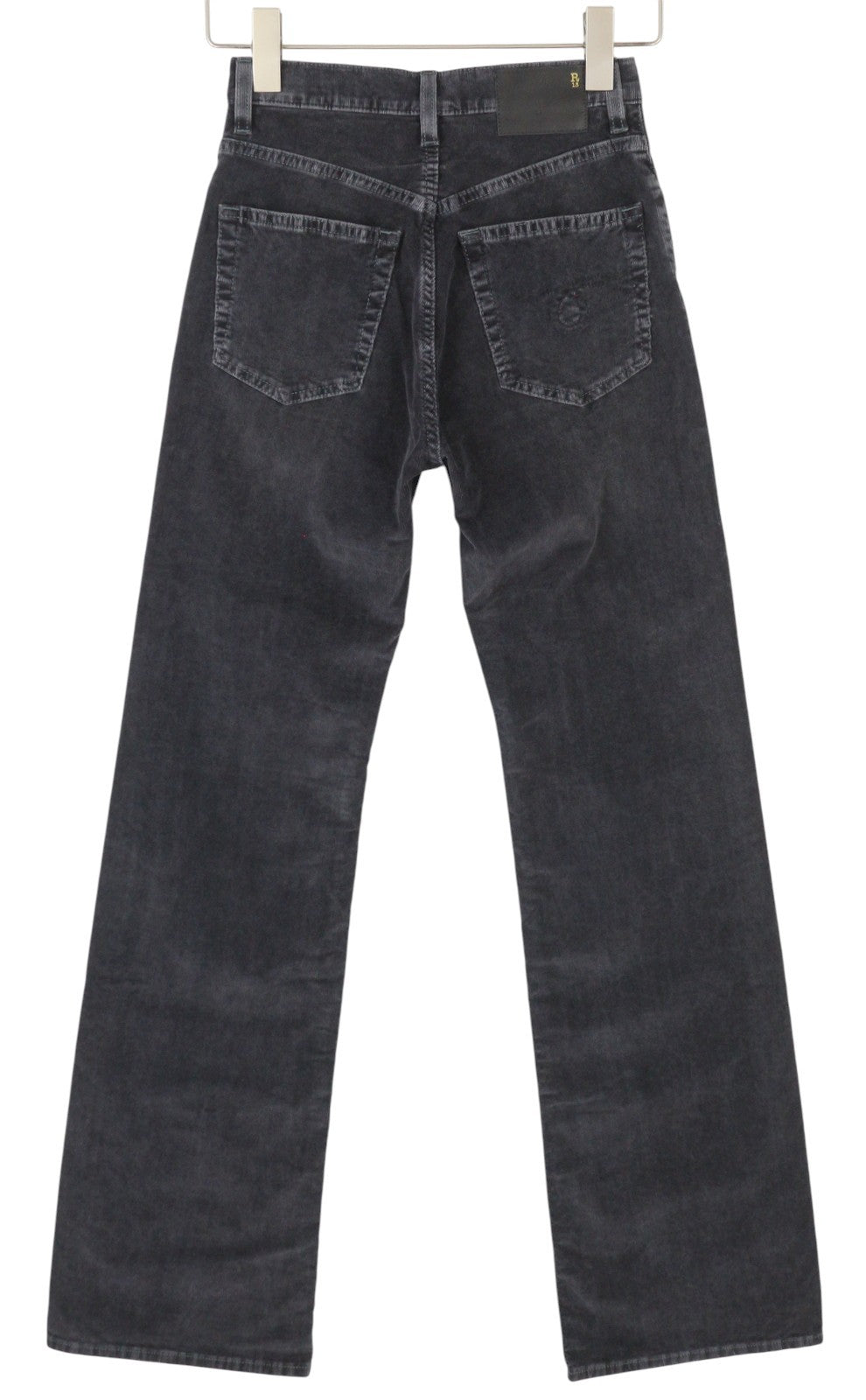 R13 Jane moteriškos kelnės 24 Obsidian tamprios virvelės plataus kirpimo, užtrauktuku, FW25 RRP699 