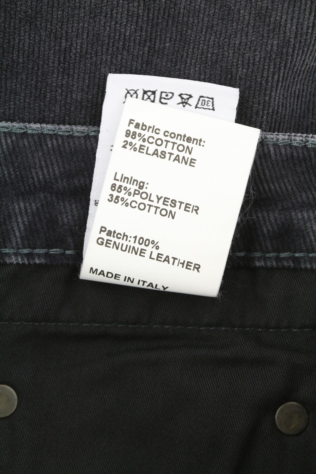 R13 berniukiškos tiesios moteriškos kelnės 26 obsidiano spalvos su tampria virvele, trumpintos, išblukintos, FW25 