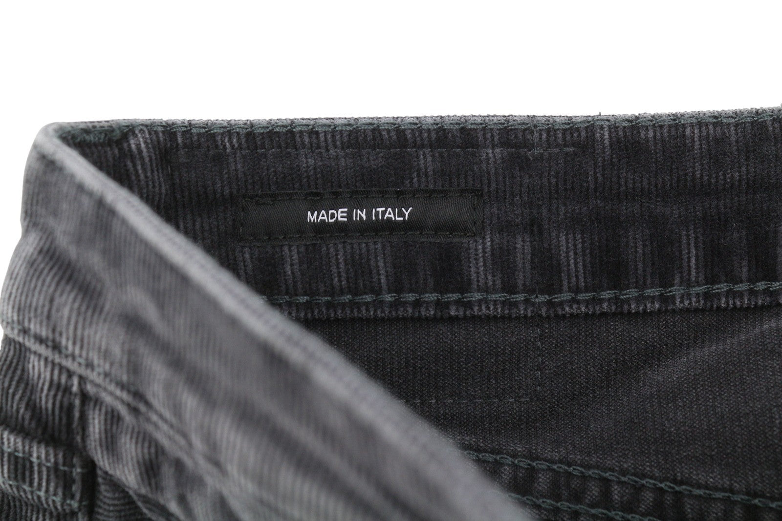 R13 berniukiškos tiesios moteriškos kelnės 26 obsidiano spalvos su tampria virvele, trumpintos, išblukintos, FW25 