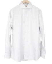 „SUITSUPPLY“ vyriški formalūs marškinėliai, 39/15.5, pilki dryžuoti, ploni, melanžo spalvos 