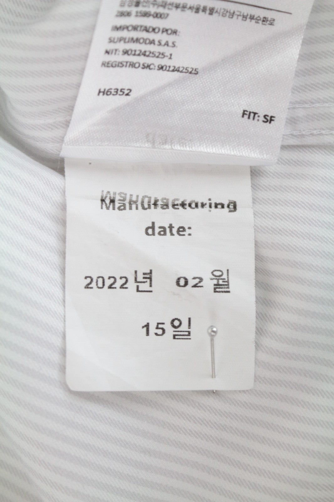 „SUITSUPPLY“ vyriški formalūs marškinėliai, 39/15.5, pilki dryžuoti, ploni, melanžo spalvos 