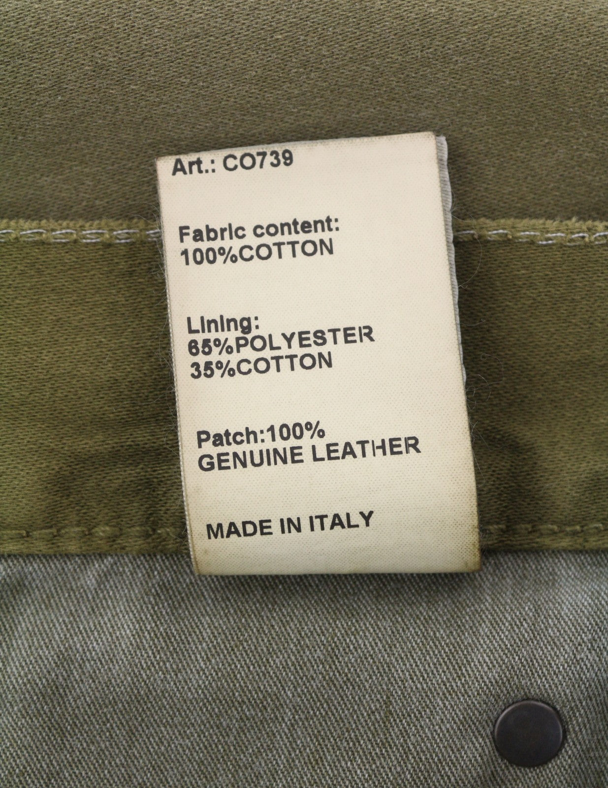 R13 Boyfriend moteriškos kelnės 27 alyvuogių spalvos dažyta moleskine su čiurnos iki blankesnės spalvos FW25 