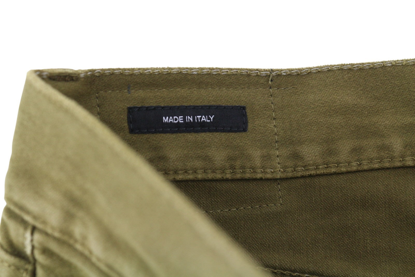 R13 Boyfriend moteriškos kelnės, 30 alyvuogių spalvos, dažytos moleskino spalvos, iki kulkšnių, išblukintos, FW25 