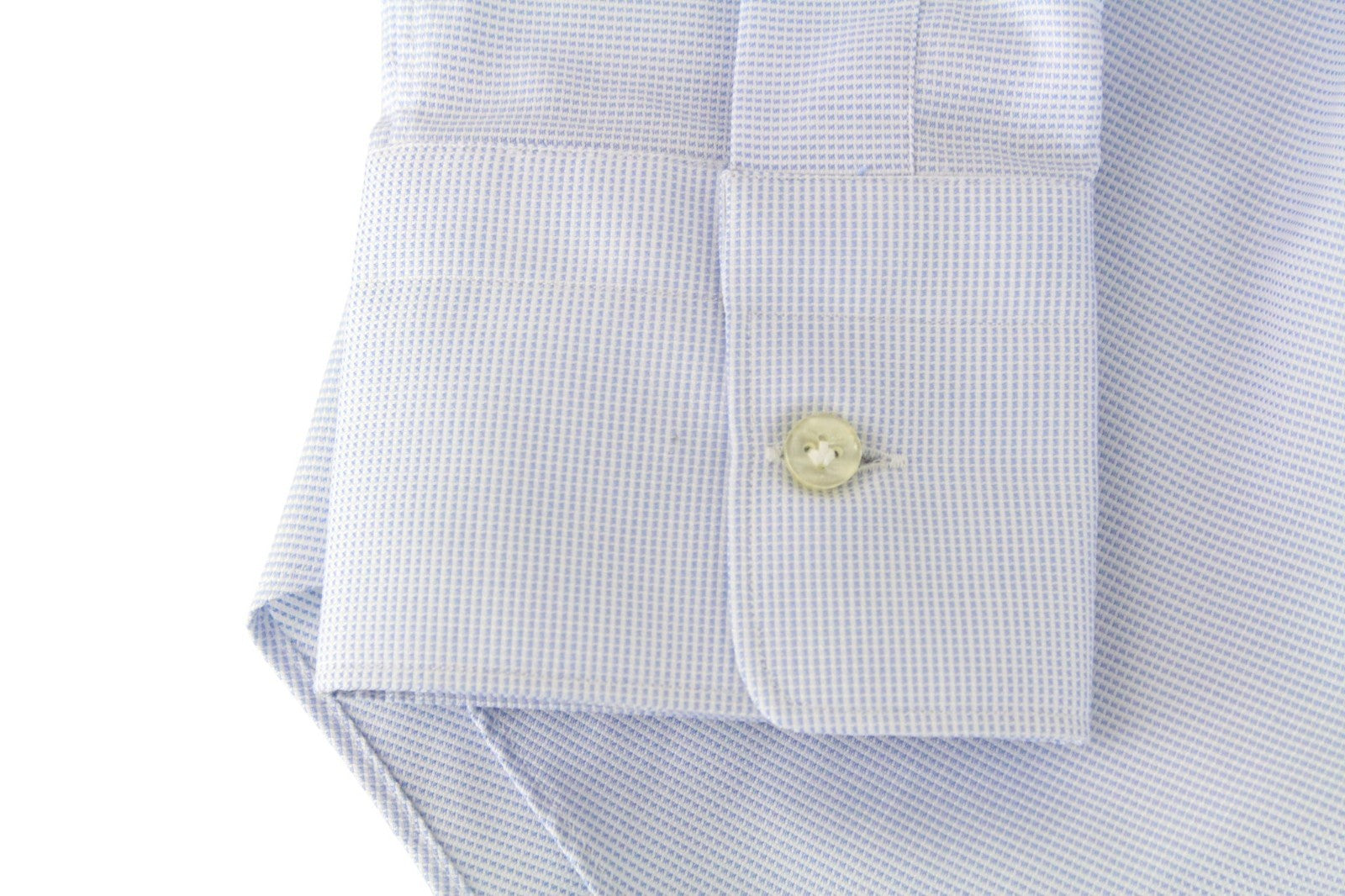 SUITSUPPLY vyriški oficialūs marškiniai ~S ploni šviesiai mėlyni melanžo medvilniniai marškiniai su iškirpte apykakle 