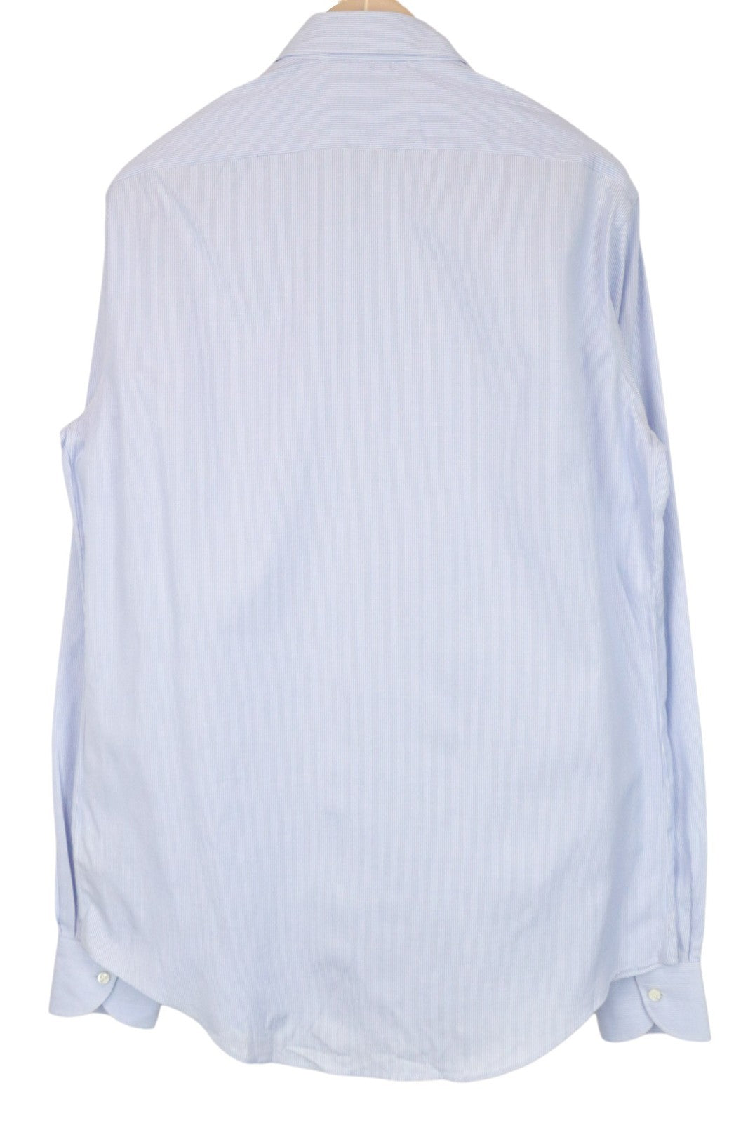 SUITSUPPLY Men's Formal Shirt 41L/16L Slim Blue Striped Pure Cotton Long Sleeve