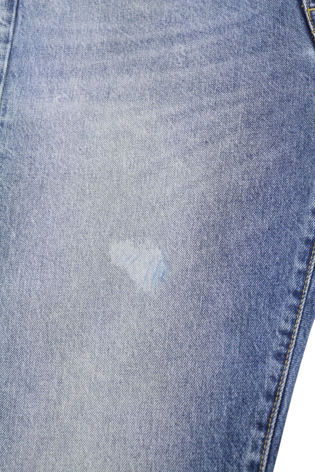 R13 Cuffed X-BF moteriški džinsai su rankogaliais, 32 Jasper Straight ūsai, išblukusi mėlyna spalva, užtrauktukas, FW25 