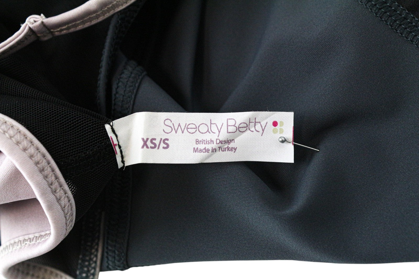 SWEATY BETTY Passe Women's Jumpsuit XS/S Grey Purple Stretch Dance Leotard