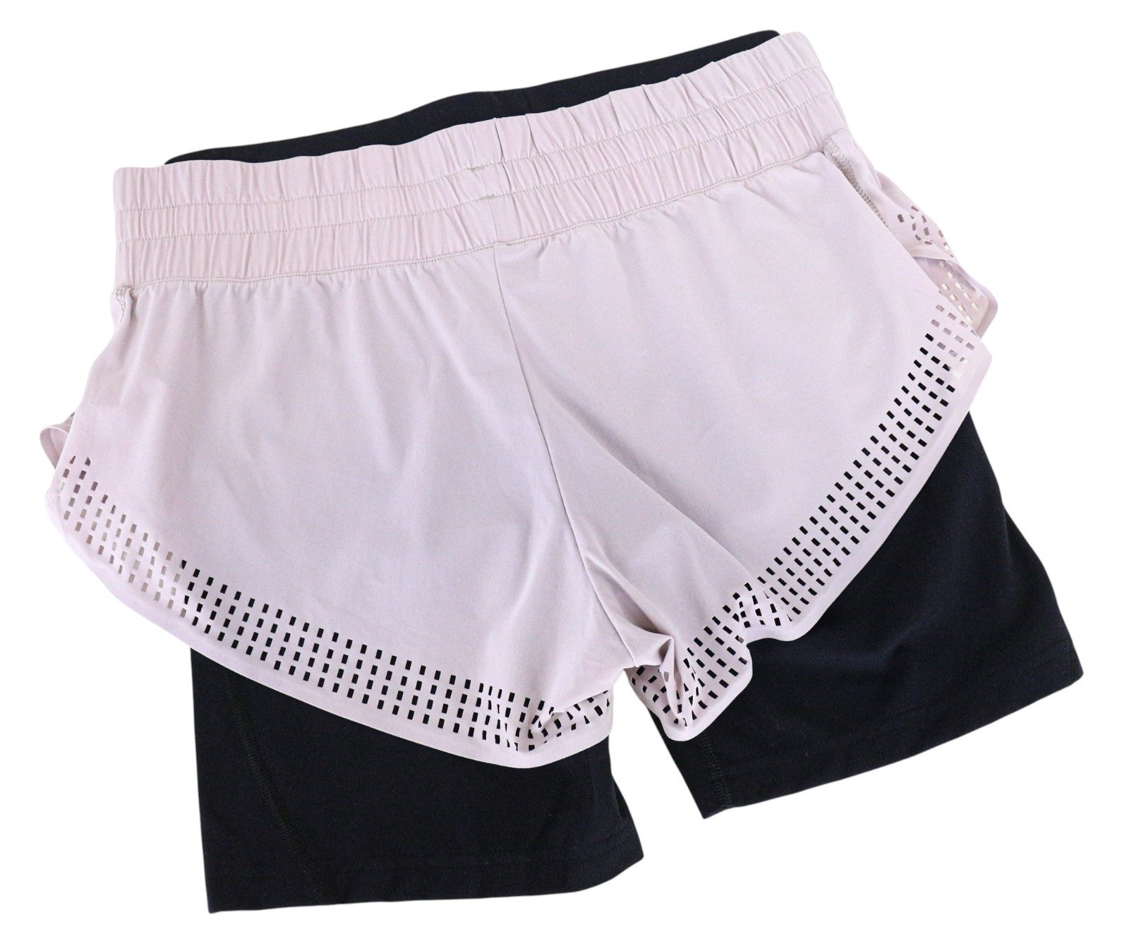 SWEATY BETTY Aerial moteriški šortai M, violetiniai, sportiški, tamprūs, lengvi 