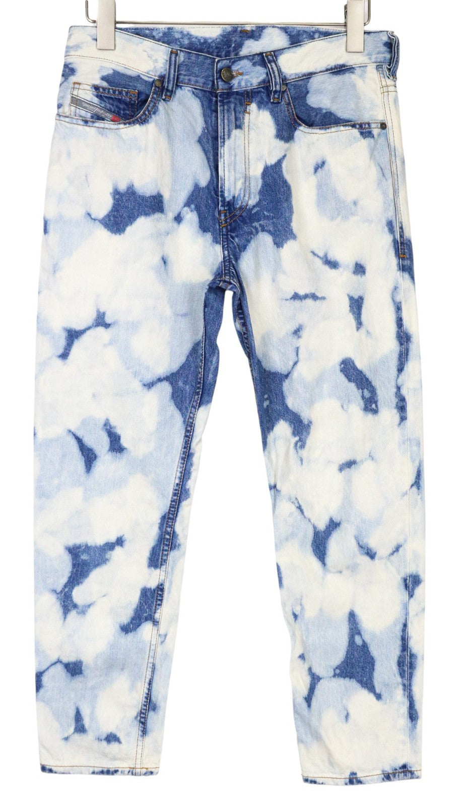 DIESEL D-Jifer-Z 084PN Men's Jeans W30 Slim Fit Blue Cotton Tapered Bleach