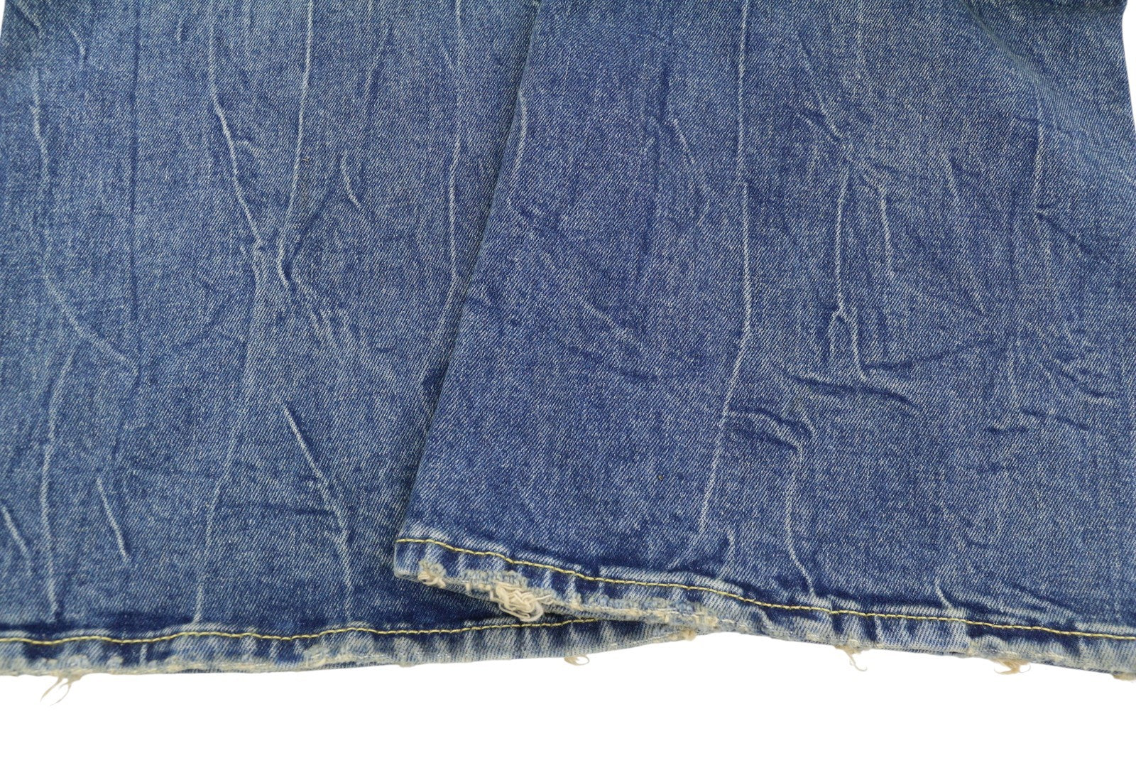 R13 berniukiški platėjantys moteriški džinsai 25 Kelly tamprūs, žemo liemens, ūsai, išblukusi mėlyna spalva PF25 