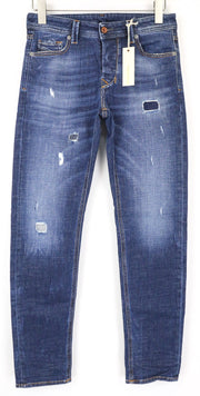 DIESEL Larkee-Beex 084QT Men's Jeans W28 L32 Regular Fit Blue Cotton Stretch