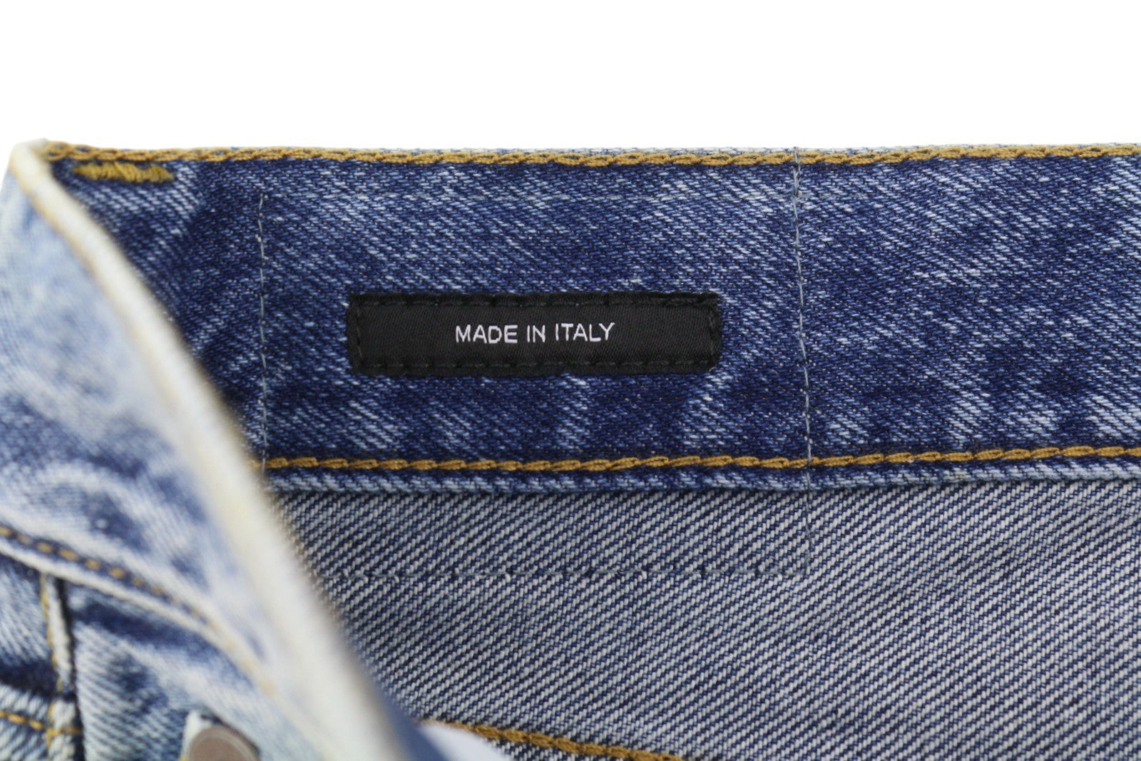 R13 Boyfriend moteriški džinsai 28 Jasper tiesūs trumpi ūsai išblukusi mėlyna PF25 