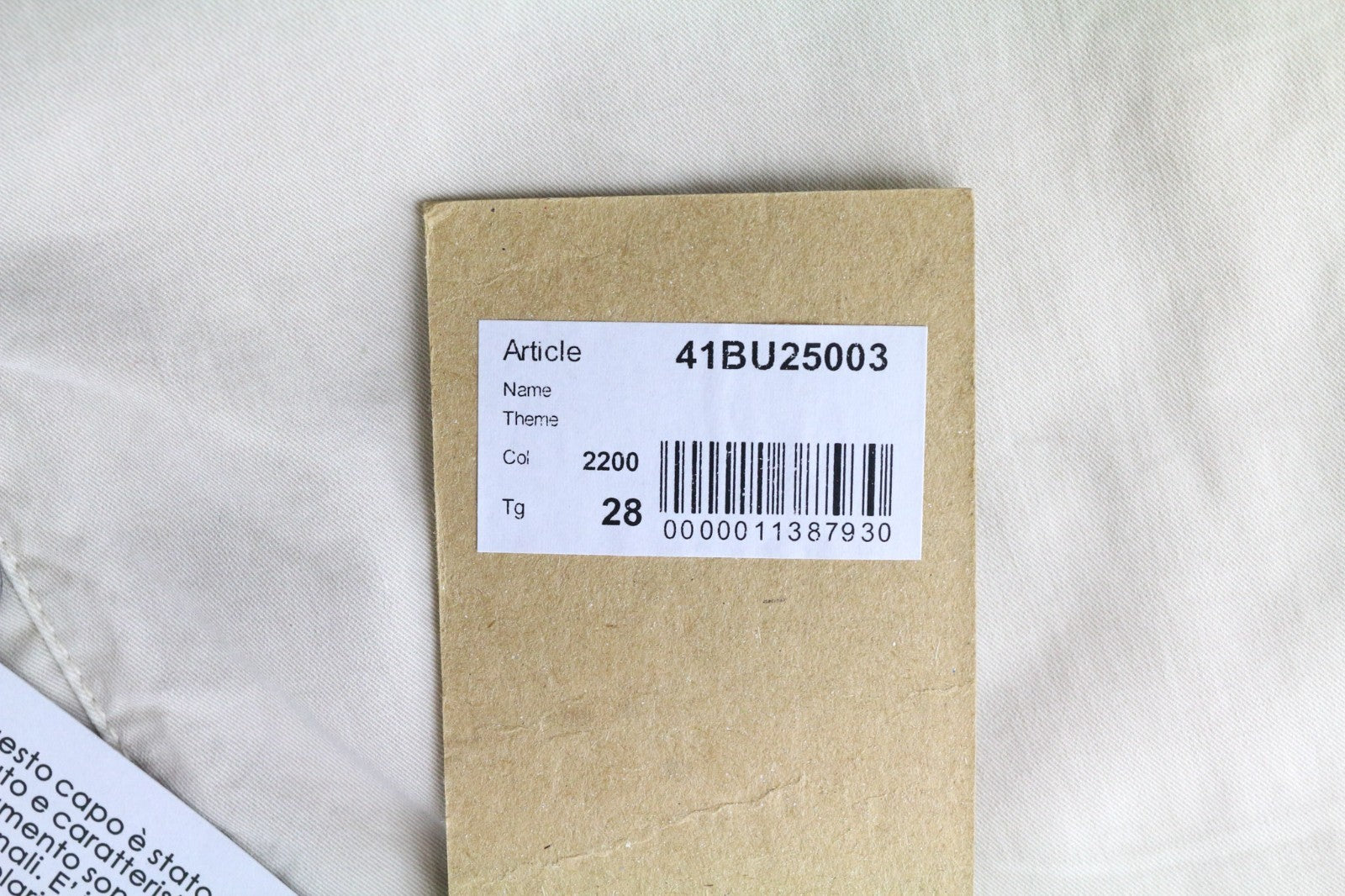 GAUDI JEANS vyriškos kelnės W28 smėlio spalvos medvilnės mišinio su skalbtomis sagomis 