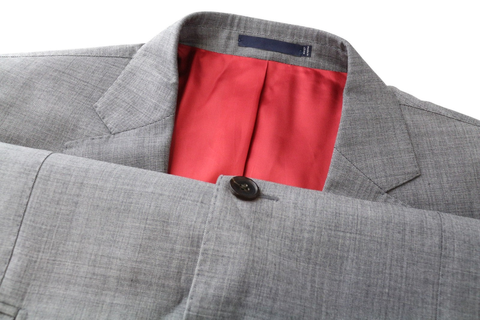 „SUITSUPPLY Sienna“ vyriškas švarkas „UK46R“ pilkas, „Super 140's“ vilnonis, vienaeilis 